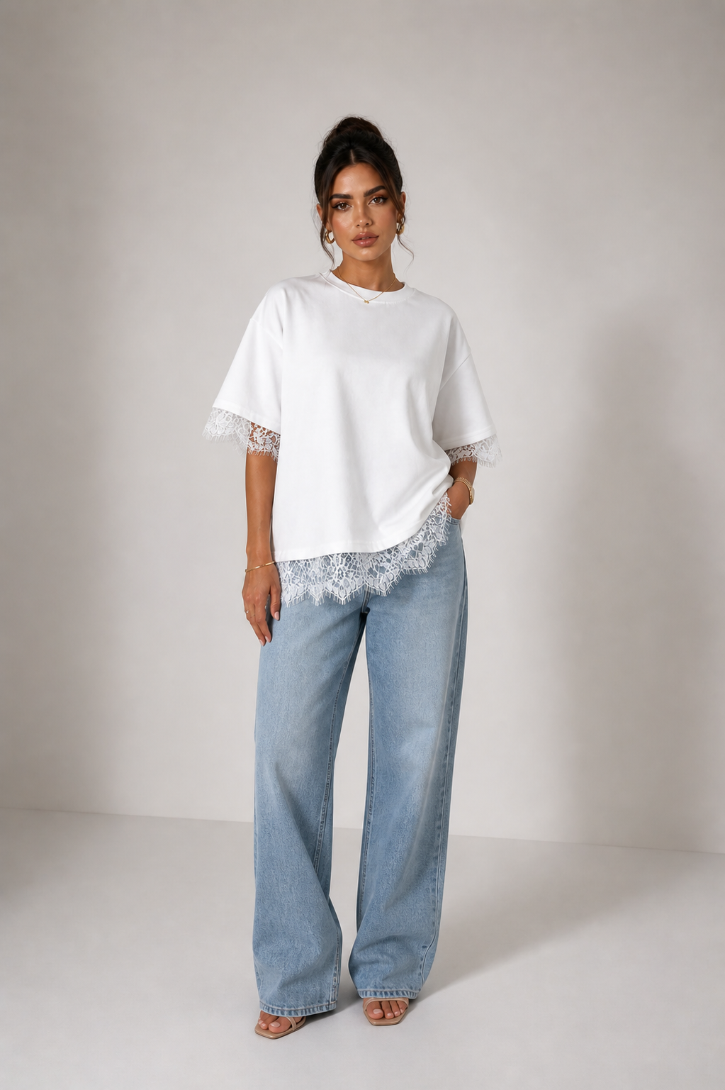 T-shirt in Pizzo Melia