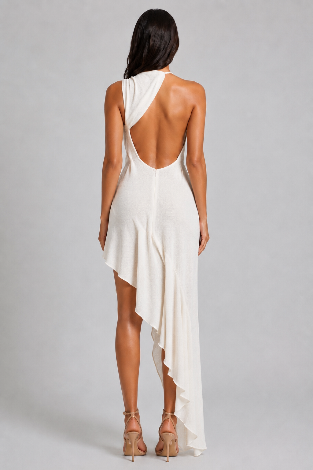 Wavy Draped Dress