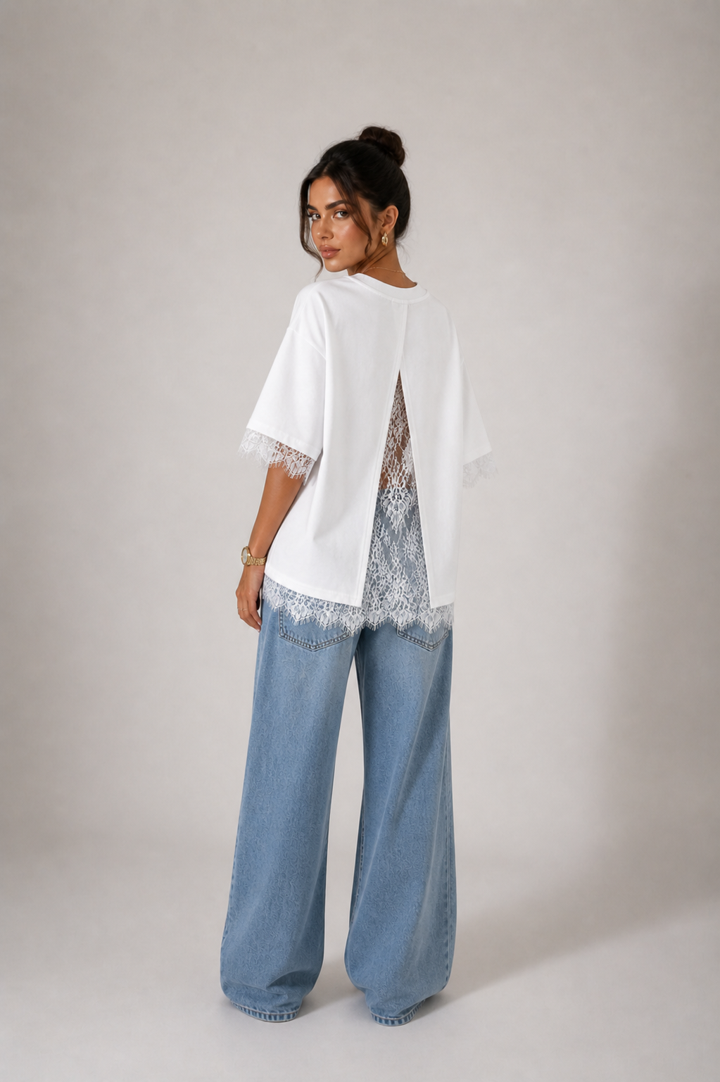 T-shirt en dentelle Melia