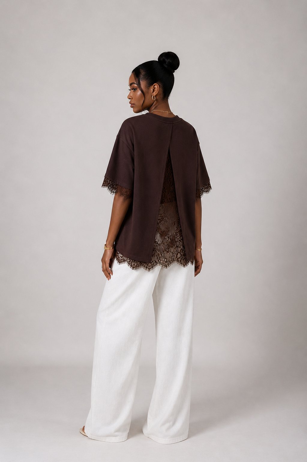 T-shirt en dentelle Melia
