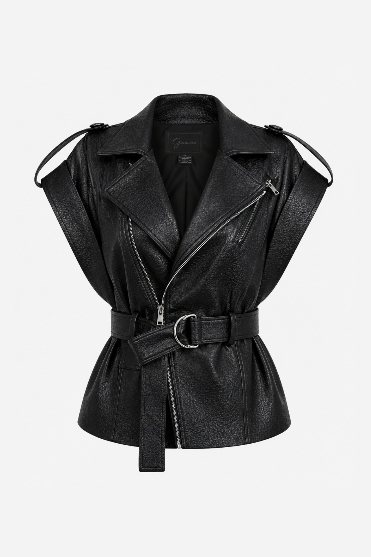 Icon Faux Leather Vest